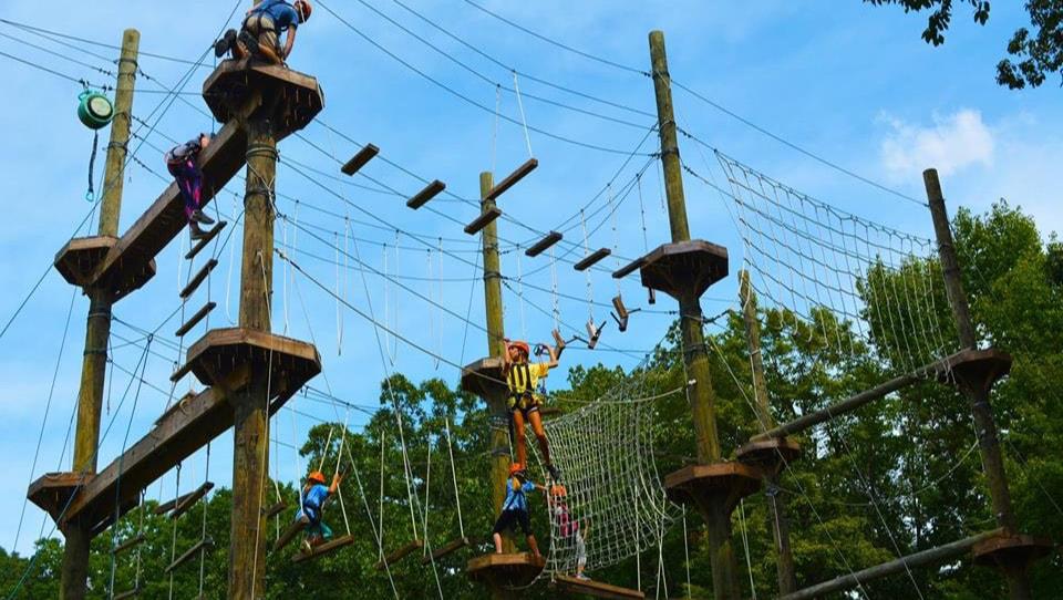 summer-day-camp-high-ropes-course image Mount Shepherd Camp Activities