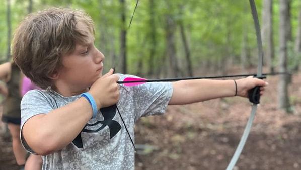 summer-day-camp-archery-activity-closeup image Overnight Camp Photo 3