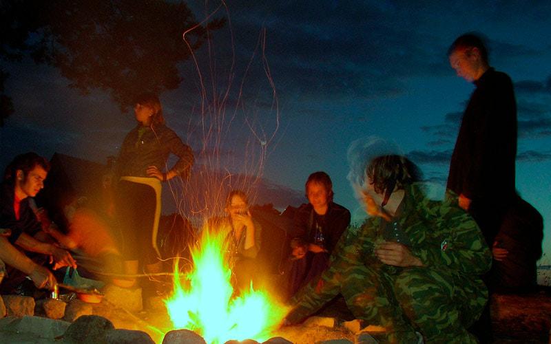 camp-mt-shepherd-retreat-recreation-campfire-evening image Activity Photo 2