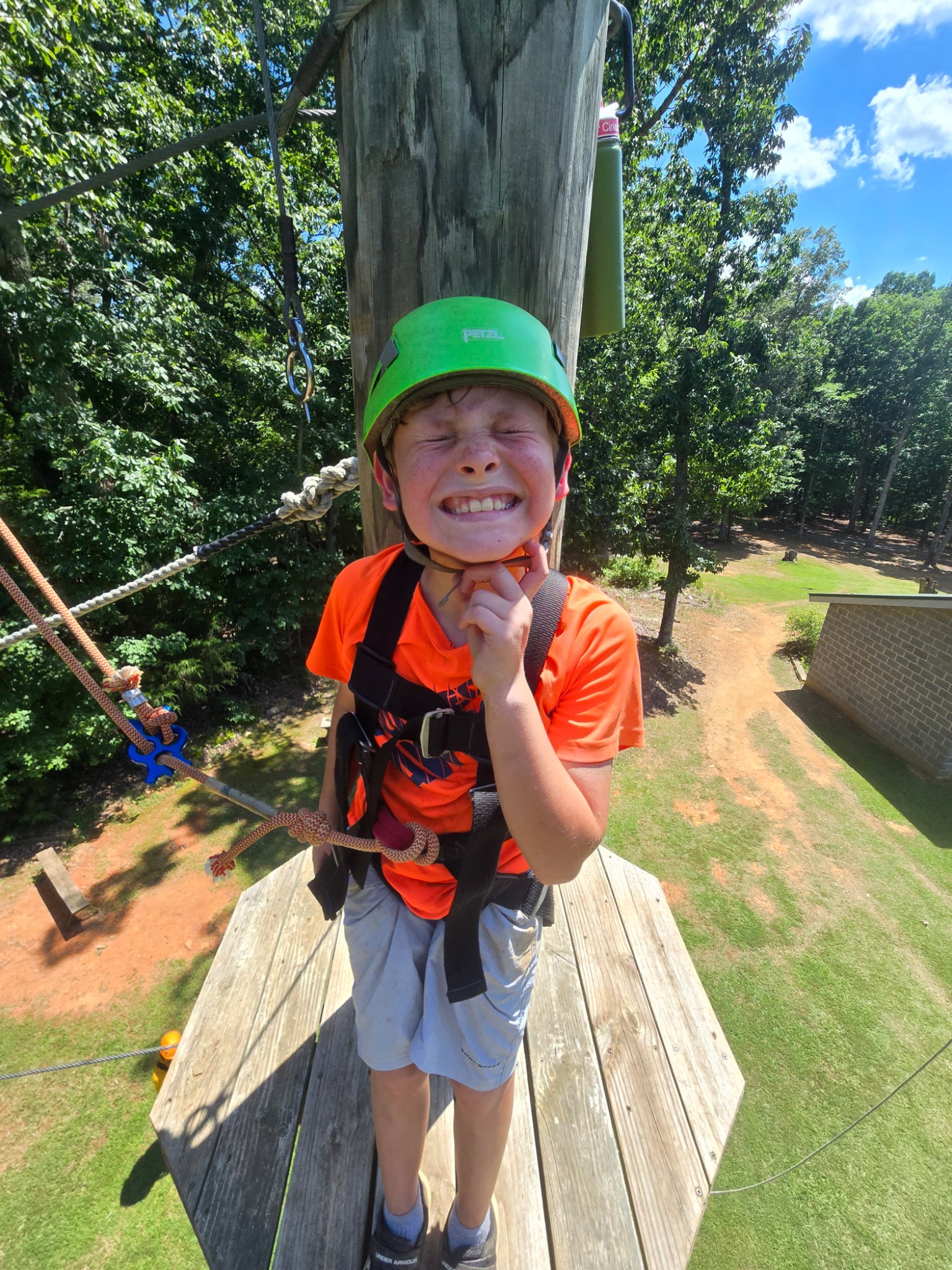 summer-day-camp-ropes-course-platform image